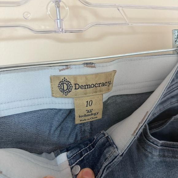 Democracy Light Blue Straight Leg Jeans - Picture 2 of 4